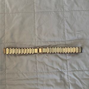 Anthropologie Gold Stretch Belt